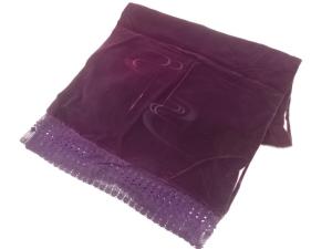 ビロードレース流水模様ショール